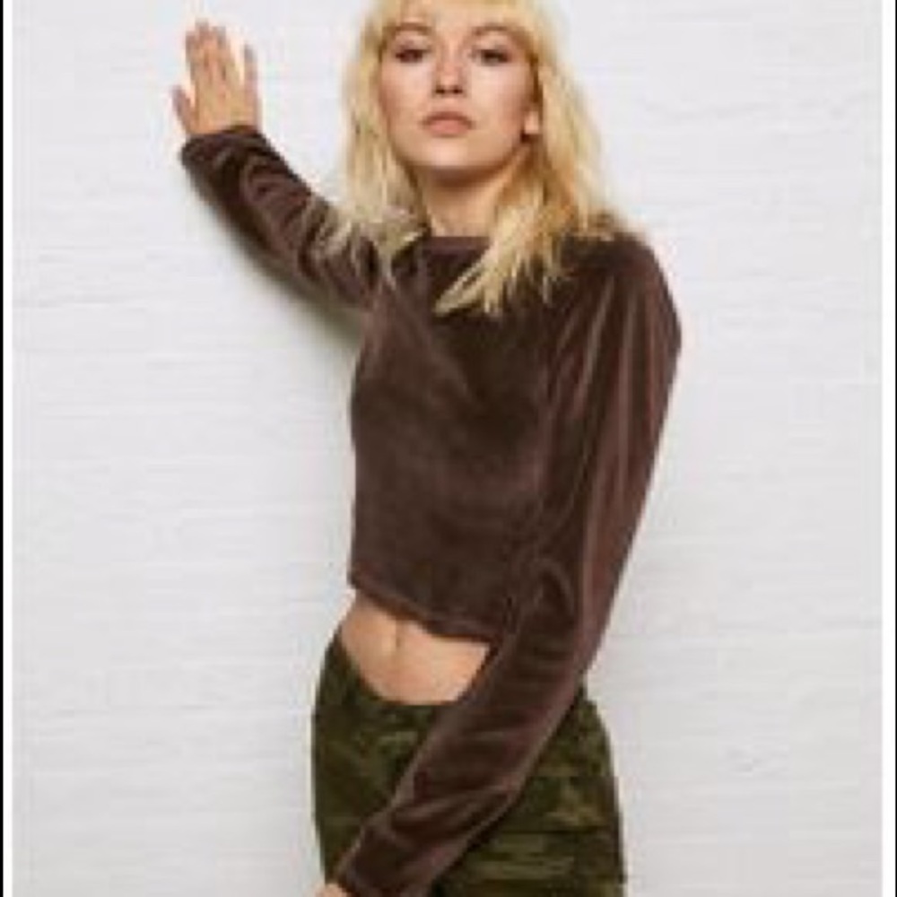 Velvet Bell Sleeve Sweater